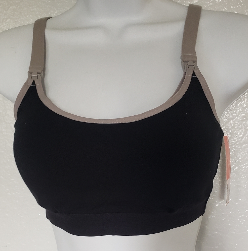 Black Nursing bra size small Sports Bra Style